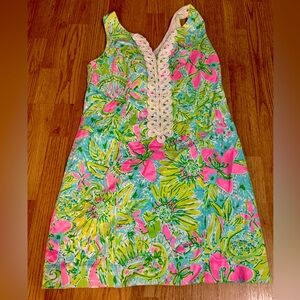 Lilly Pulitzer, plunge v-neck mini dress